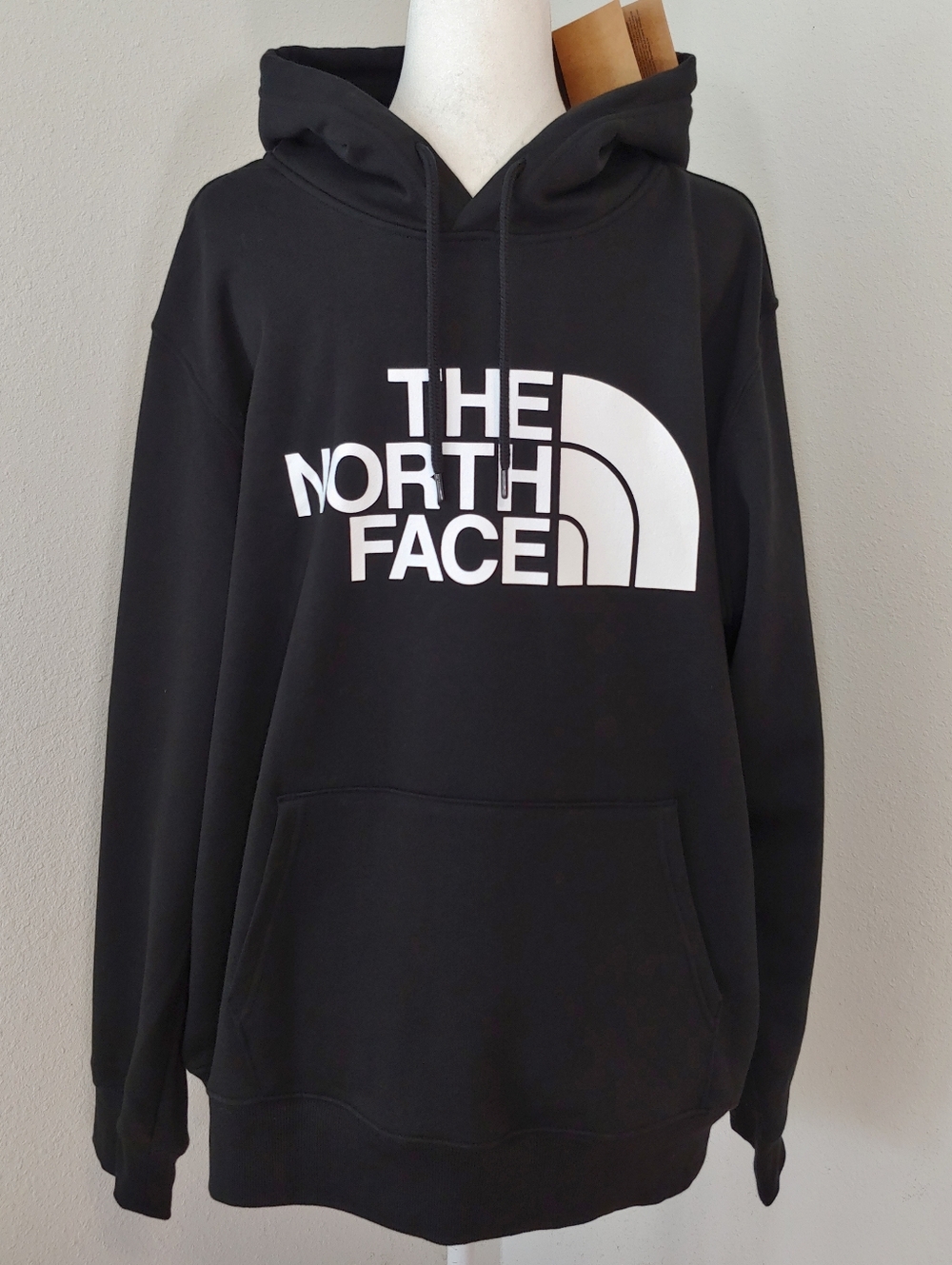 The North Face Half Dome Men's Pullover Black Hoodie with Logo Graphic XL NWT